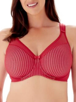 Berlei Beauty Stripe Smoothing Bra - Passion Red
