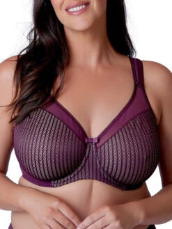 Berlei Beauty Stripe Smoothing Bra - Fig