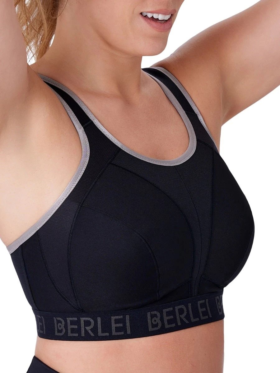 Berlei Extreme Support Non-Wired Sports Bra - Black - Image 3