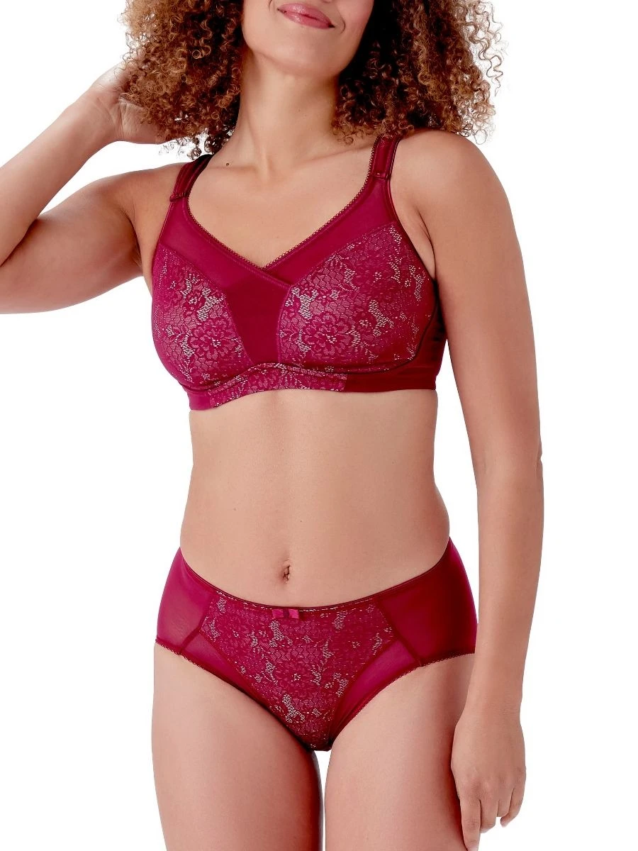 Berlei Beauty Everyday Full Support Bra - Burgundy - Image 2