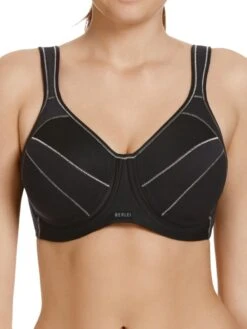 Berlei Full Support Wired Sports Bra - Black