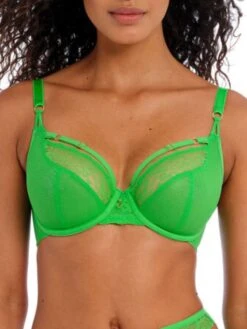 FREYA Temptress Plunge Bra - Poison Green