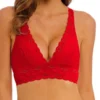 Wacoal Halo Lace Soft Cup Bra - Barbados Cherry