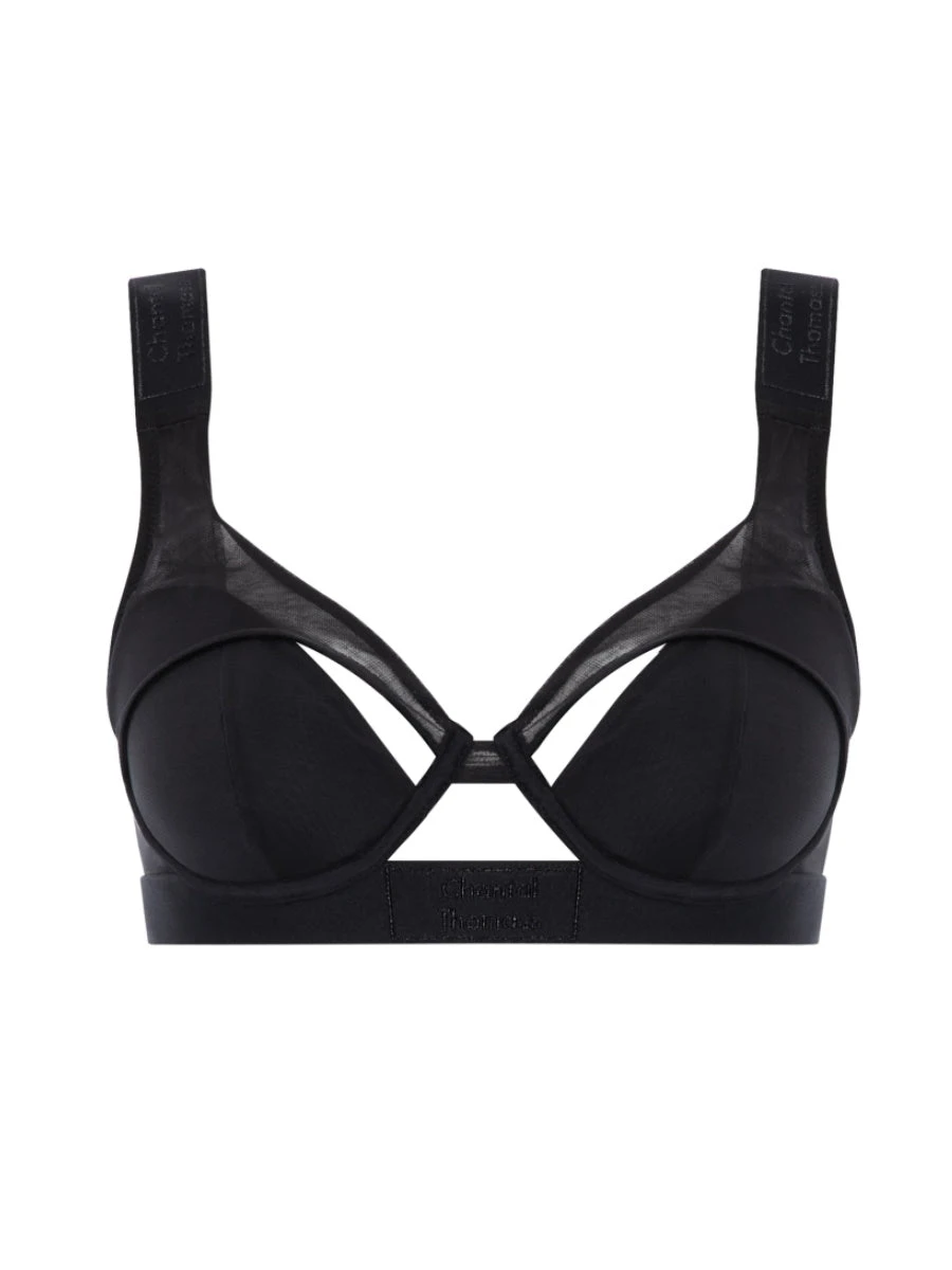 Sharp T-Shirt Bra - Black - Image 4