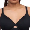 Chantelle Smooth Lines Covering Spacer Bra - Black/Beige