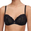 Chantelle Fleurs Covering Underwired Bra - Black