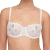 Chantelle Fleurs Half Cup Balcony Bra - Ivory/Gold