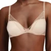 Chantelle Festivite Plunge T-Shirt Bra - Golden Beige