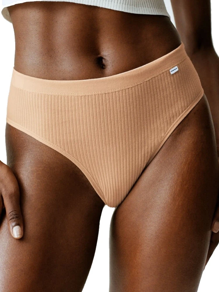 Chantelle Cotton Comfort Hi Cut Brief - Image 9