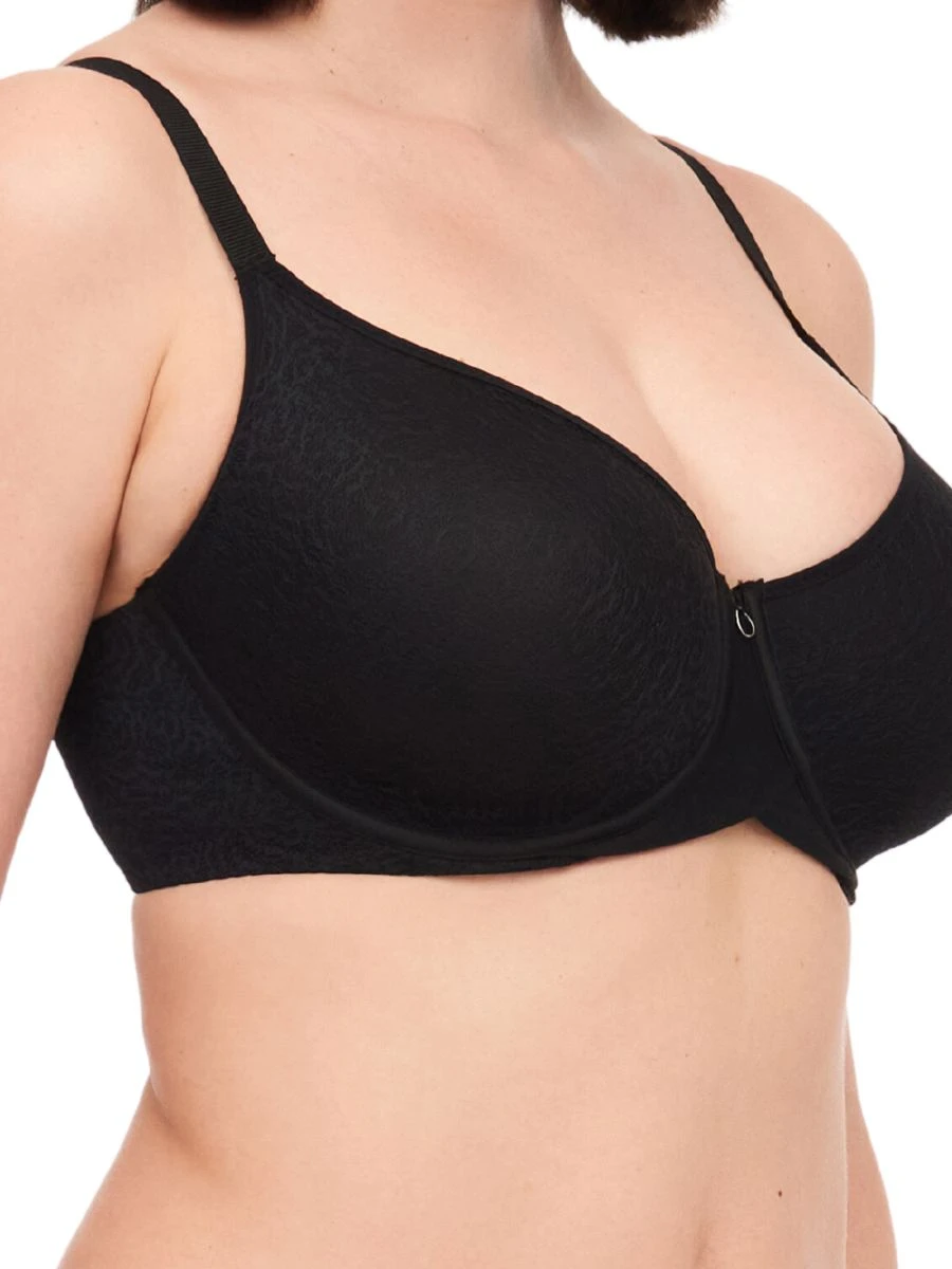 Chantelle Easy Feel Cloudia Covering Full Cup Bra - Black - Image 2