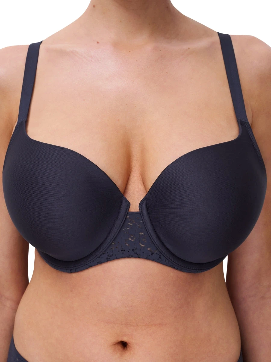 Chantelle Easy Feel Norah Covering T-Shirt Bra - Ultramarine Blue - Image 3