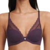 Chantelle Norah Chic Plunge T-Shirt Bra - Aubergine