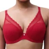 Chantelle Norah Chic Plunge T-Shirt Bra - Poppy Red