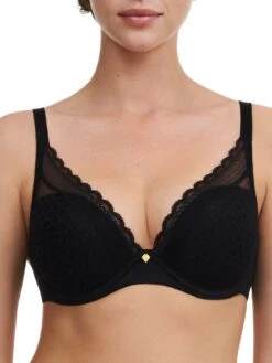 Chantelle Norah Chic Plunge T-Shirt Bra - Black