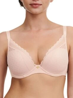 Chantelle Norah Chic Plunge T-Shirt Bra - Dusky Pink