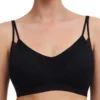 SoftStretch Lace Removable Padding Bralette - Black