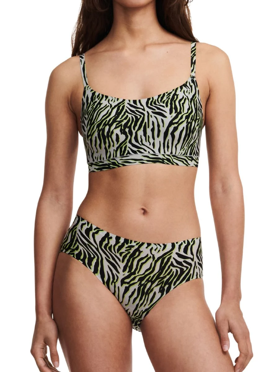 SoftStretch Bralette - Multicolour Zebra Print - Image 2