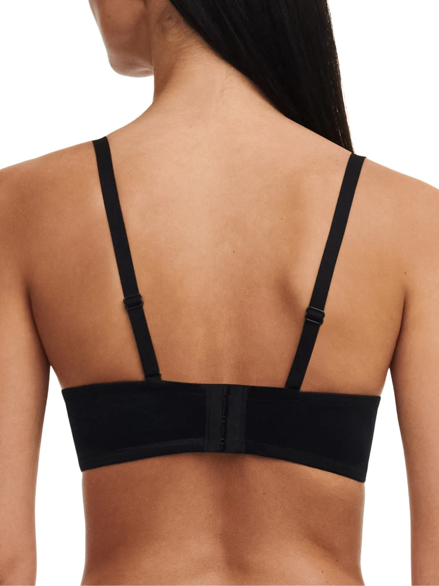 Chantelle Tattoo Love Half Cup Memory Foam T-Shirt Bra - Black/Golden Beige - Image 2