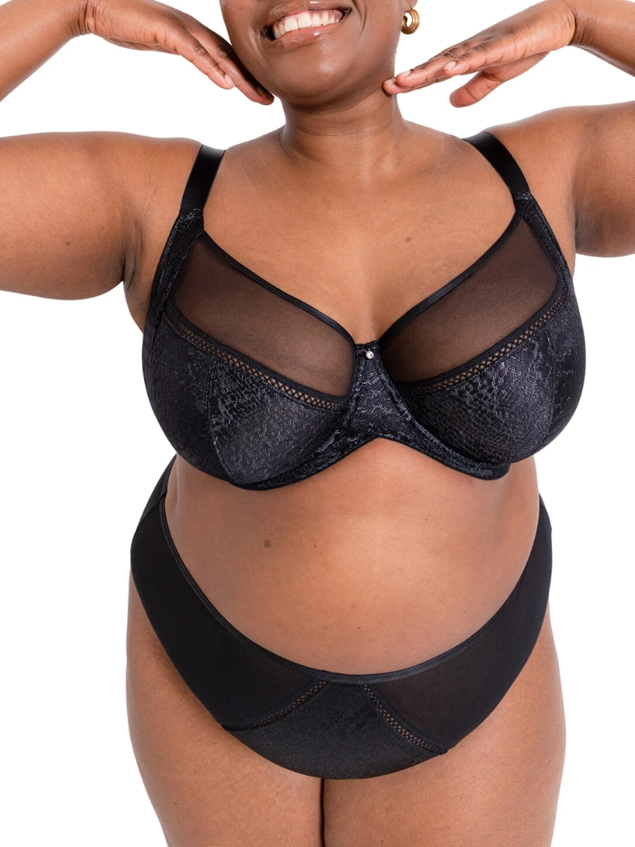 Curvy Kate Amaze Balcony Bra - Black - Image 5