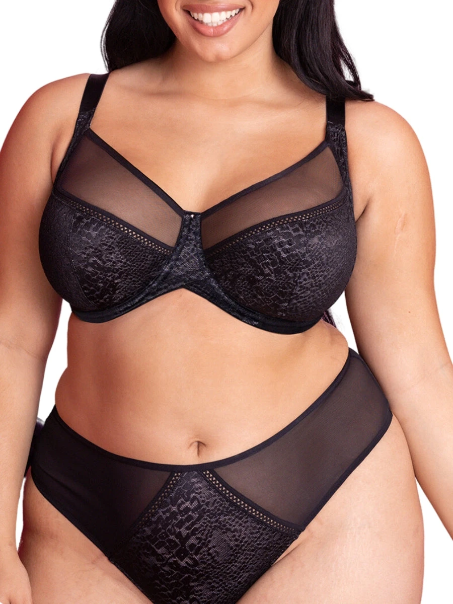 Curvy Kate Amaze Balcony Bra - Black - Image 7