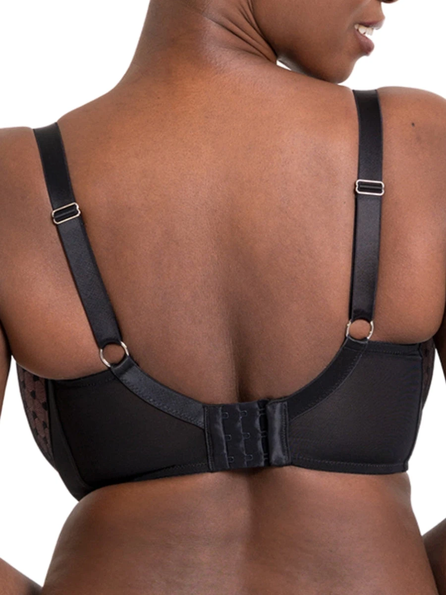 Curvy Kate Boost Heartbreaker Padded Balcony Bra - Black/Pink - Image 2