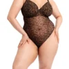 Curvy Kate Cool Cat Bodysuit - Leopard Brown