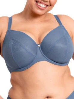 Curvy Kate Happy Balcony Bra - Denim Blue