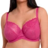 Curvy Kate Lace Daze Balcony Bra - Lipstick Pink