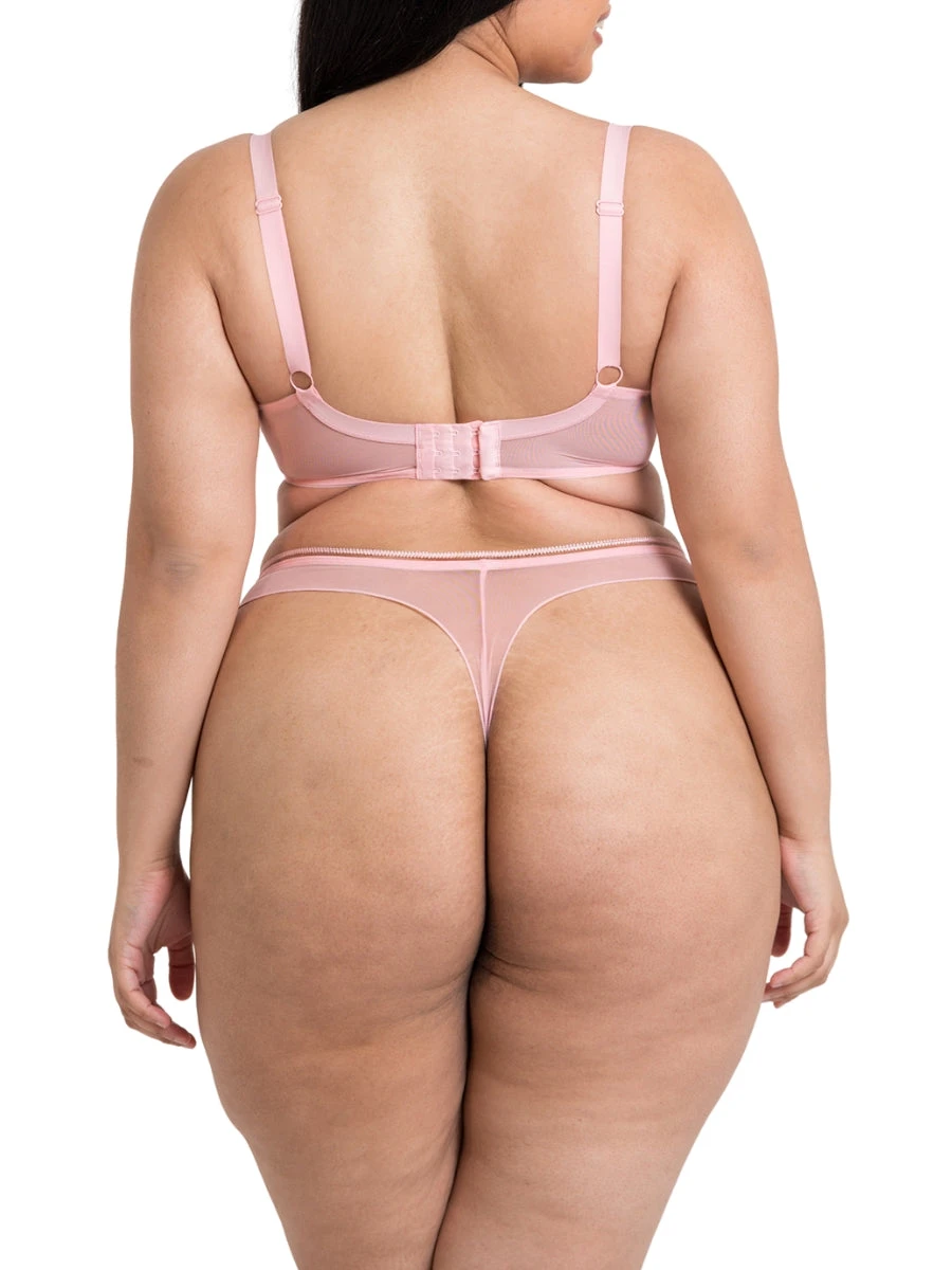 Curvy Kate Lifestyle Plunge Bra - Blush Pink - Image 5