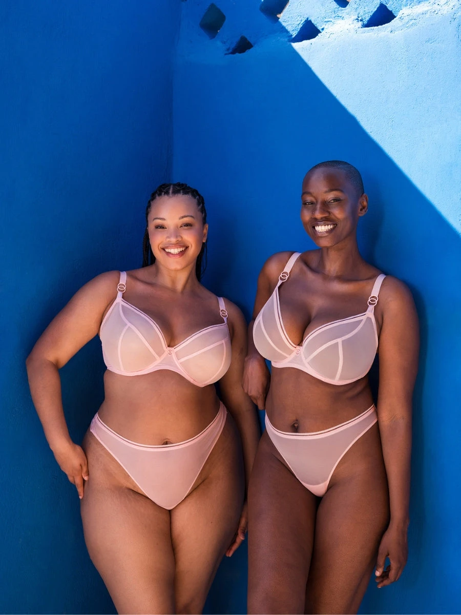 Curvy Kate Lifestyle Plunge Bra - Blush Pink - Image 8