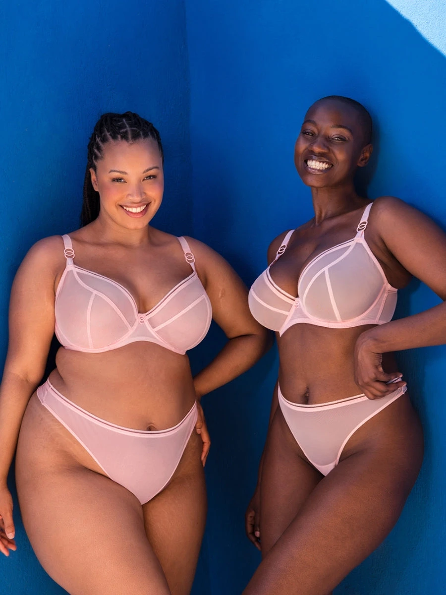 Curvy Kate Lifestyle Plunge Bra - Blush Pink - Image 11