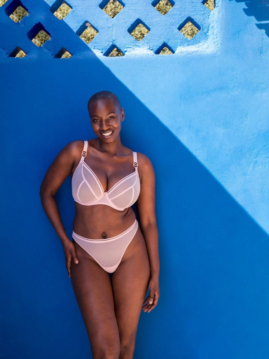 Curvy Kate Lifestyle Plunge Bra - Blush Pink - Image 9