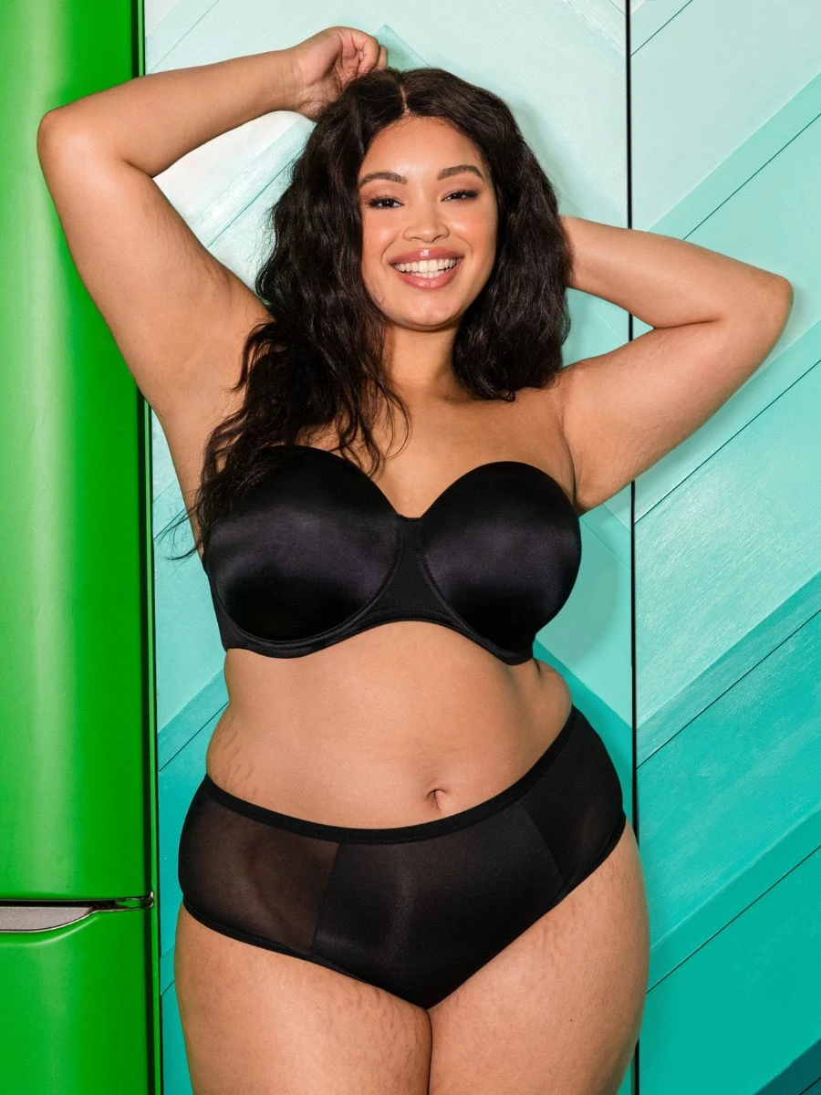 Curvy Kate Smoothie Strapless Bra - Black - Image 7