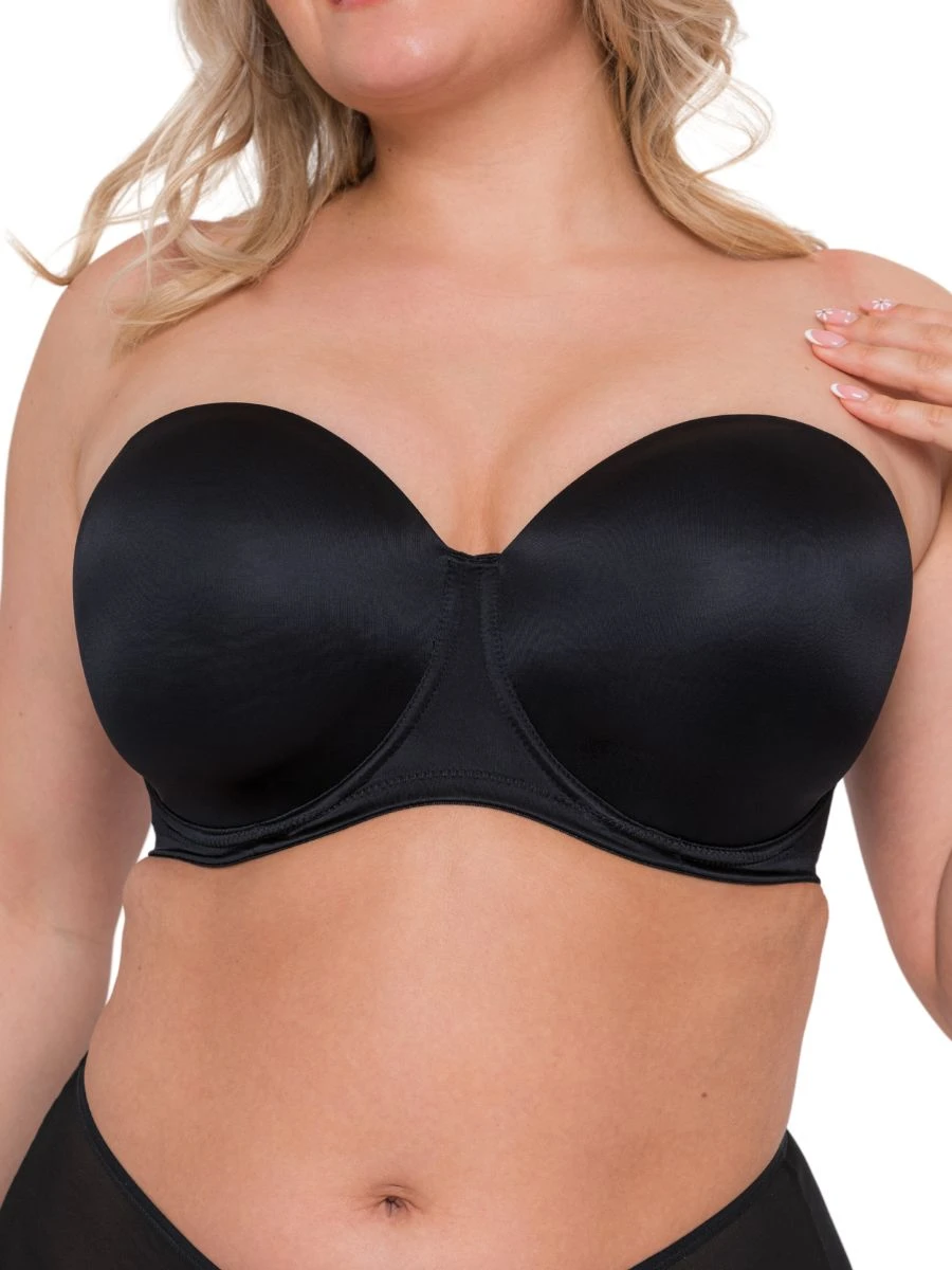 Curvy Kate Smoothie Strapless Bra - Black - Image 5