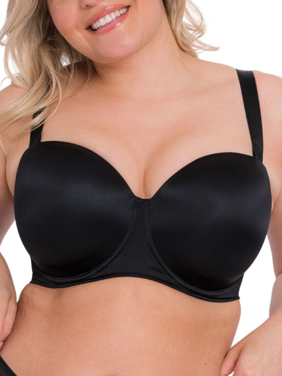 Curvy Kate Smoothie Strapless Bra - Black - Image 3
