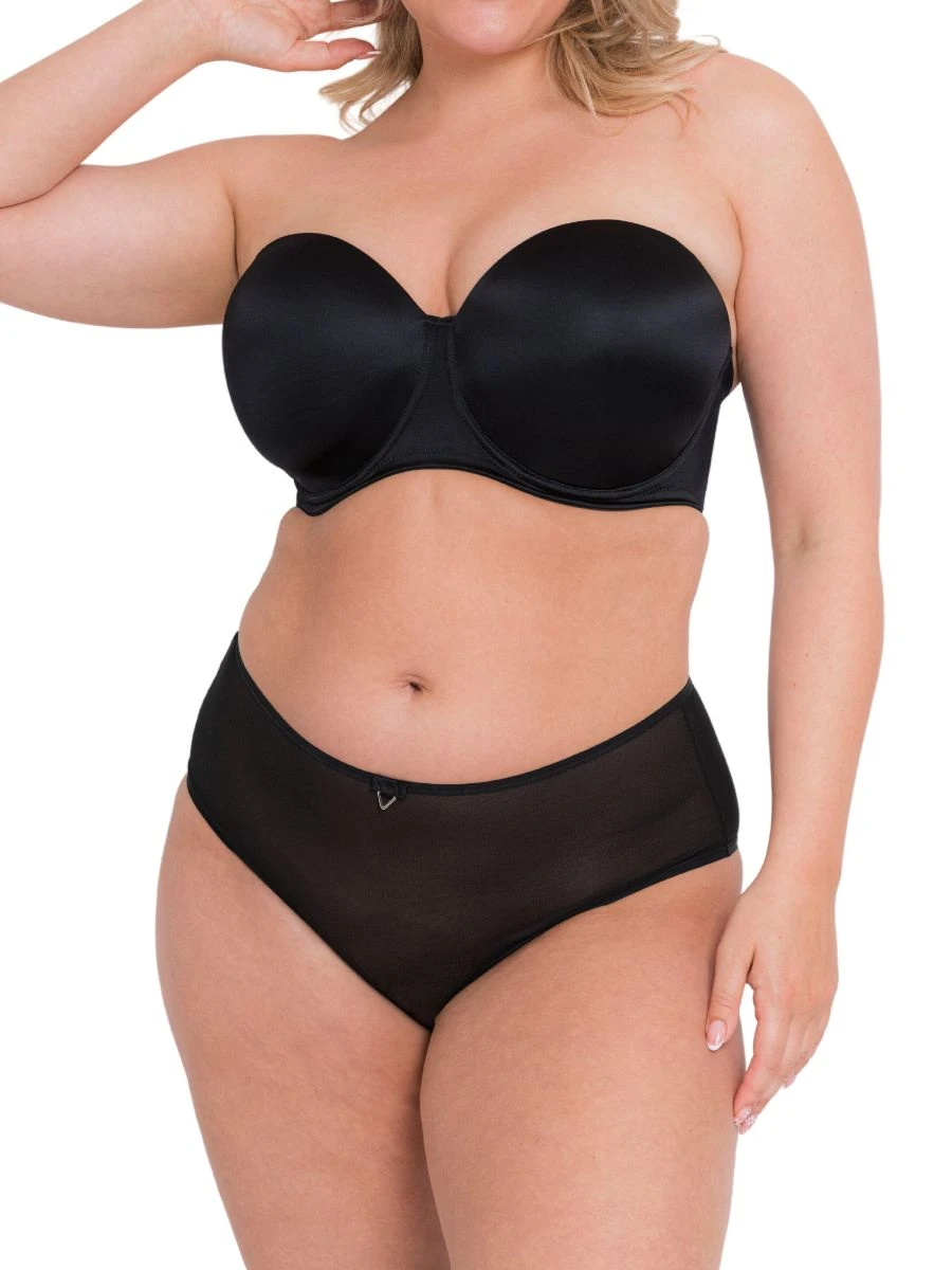 Curvy Kate Smoothie Strapless Bra - Black - Image 6