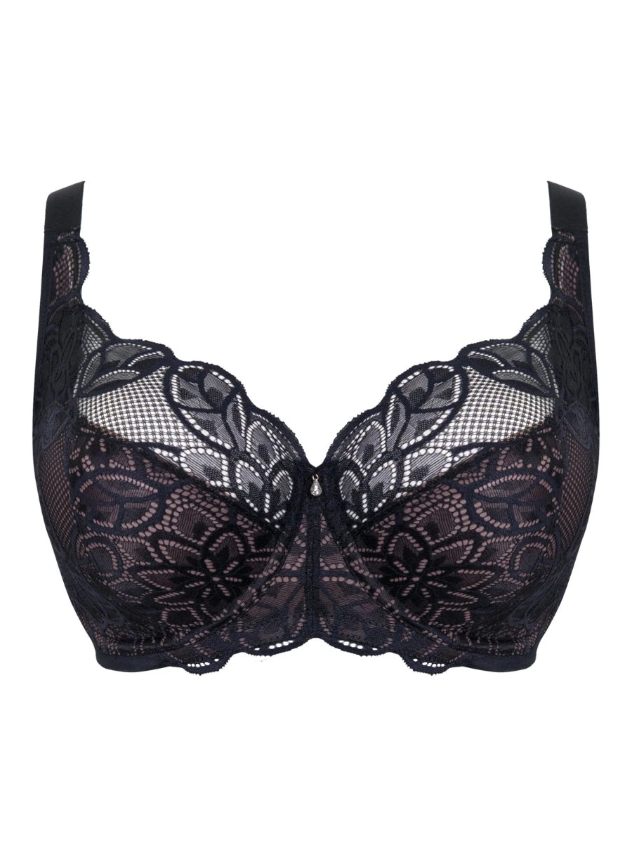Curvy Kate Lovelace Full Cup Side Support Bra - Black/Taupe - Image 12