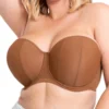 Curvy Kate Luxe Strapless Bra - Caramel