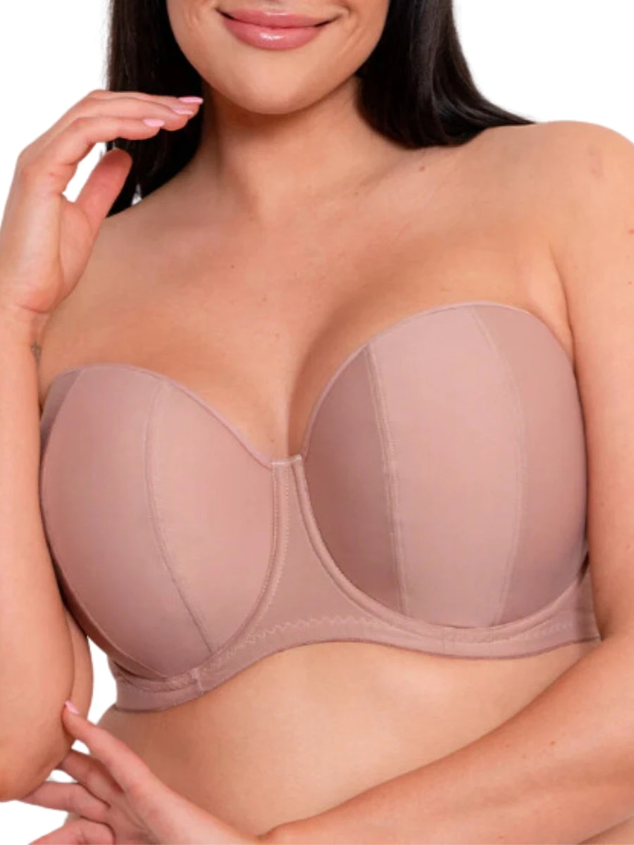 Curvy Kate Luxe Strapless Bra - Latte - Image 3