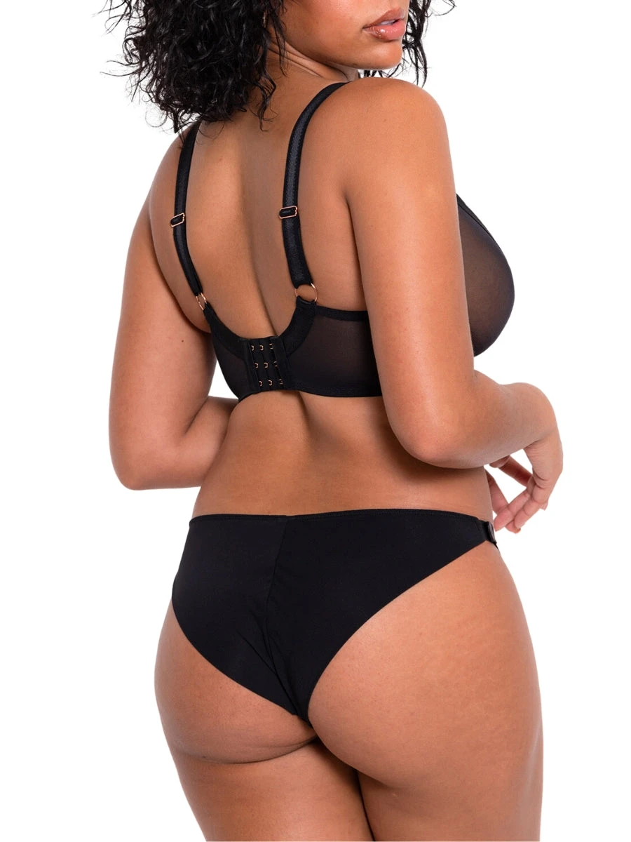 Curvy Kate Mesmerise Plunge Bra - Black Multi - Image 5