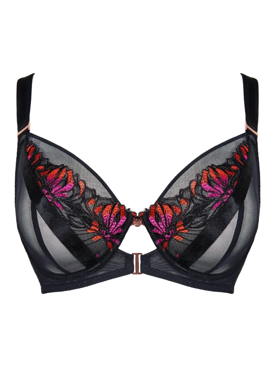 Curvy Kate Mesmerise Plunge Bra - Black Multi - Image 9
