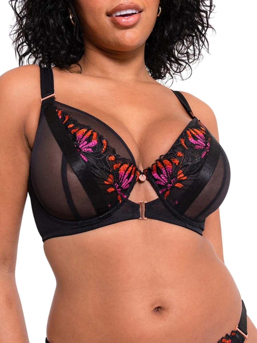 Curvy Kate Mesmerise Plunge Bra - Black Multi