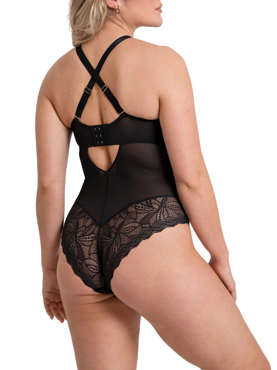 Curvy Kate Opulence Bodysuit - Black - Image 4
