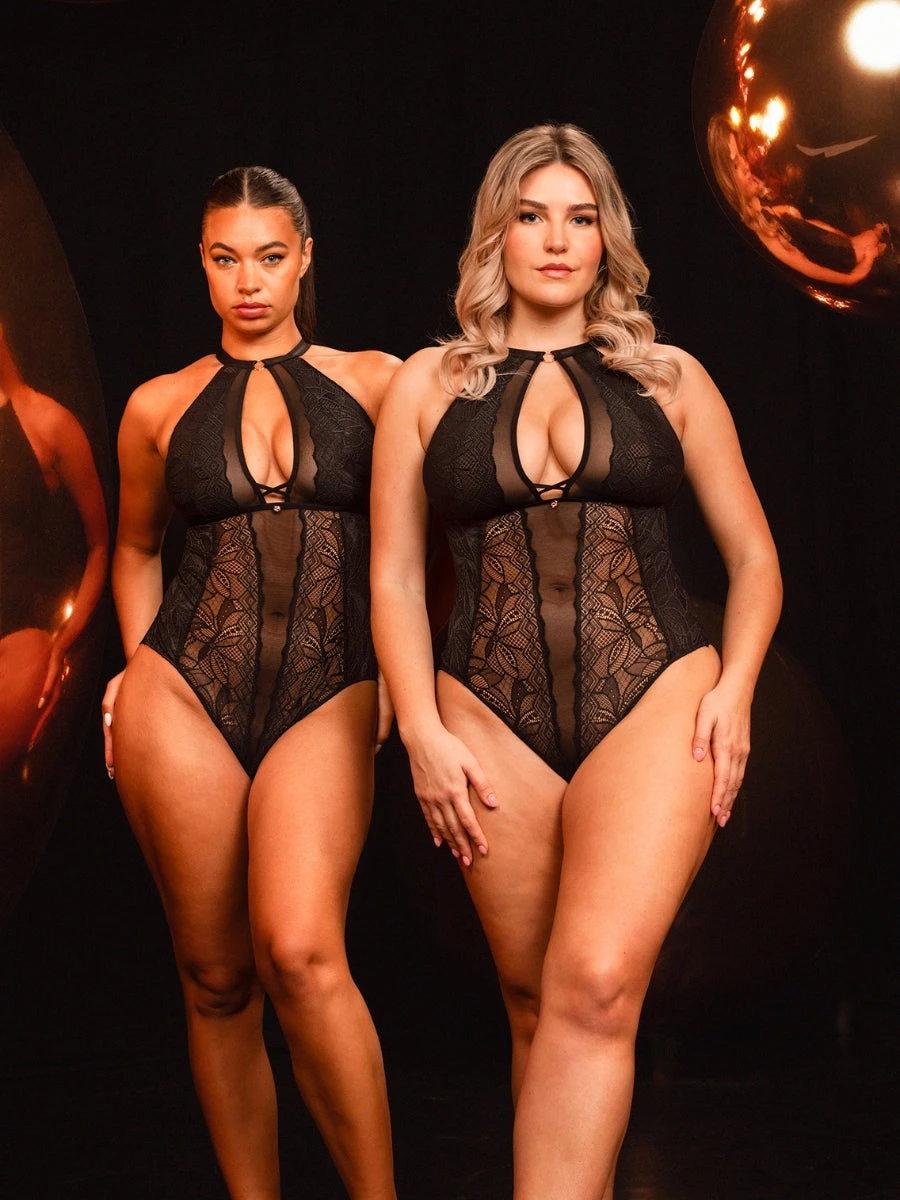 Curvy Kate Opulence Bodysuit - Black - Image 8