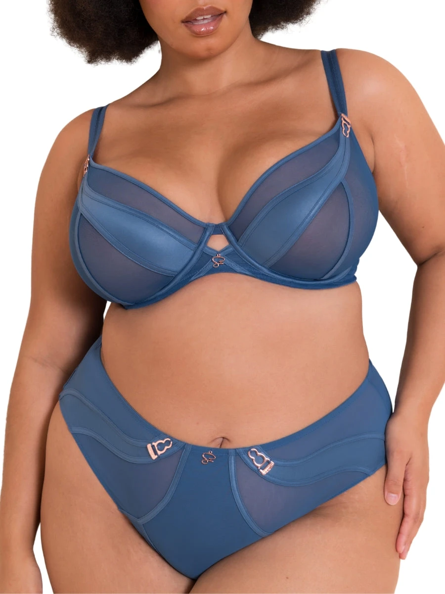 Curvy Kate Suspense Plunge Bra - French Blue - Image 5