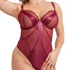 Curvy Kate Suspense Plunge Bodysuit - Sangria
