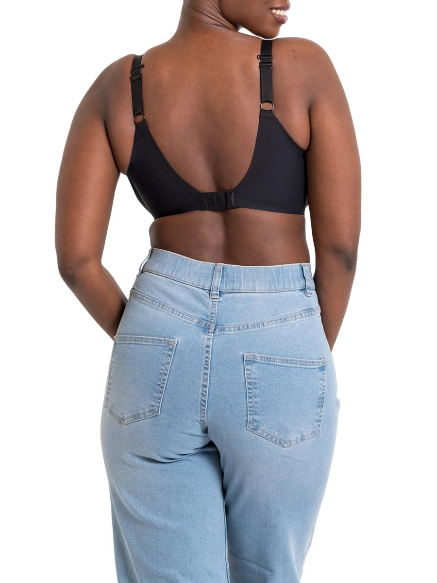 Curvy Kate Smoothie Spacer Moulded T-Shirt Bra - Black - Image 5