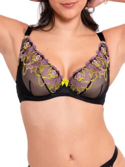 Curvy Kate Stand Out Plunge Bra - Black Multi