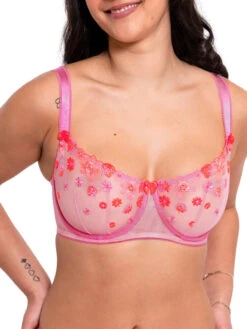 Curvy Kate Strawberry Crush Balcony Bra - Pink Multi