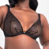 Curvy Kate Voltage Deep Plunge Bra - Black